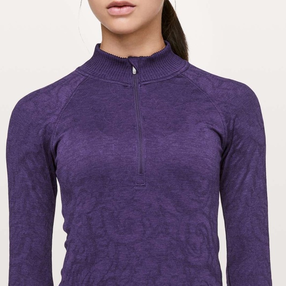 Lululemon - Rest Less 1/2 Zip, Dark Court Purple - Picture 3 of 6